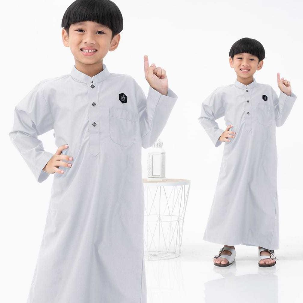 ORIGINAL JUBAH AL FATIH - JUBAH ANAK LAKI LAKI PREMIUM 3 - 15 TAHUN LENGAN PANJANG || BAJU KOKO GAMI