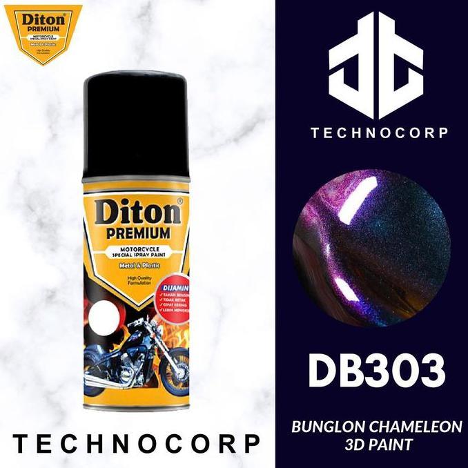 Cat Semprot DITON PREMIUM DB303 BUNGLON / KHAMELEON BLUE VIOLET