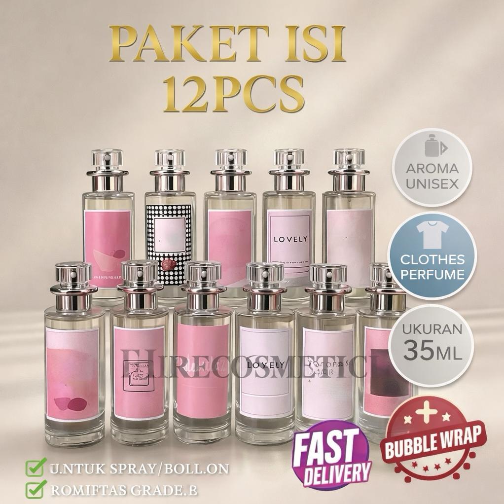 Paket Usaha Isi 12Pcs Parfum Thailand 35Ml Unisex / Paket Parfum Viral