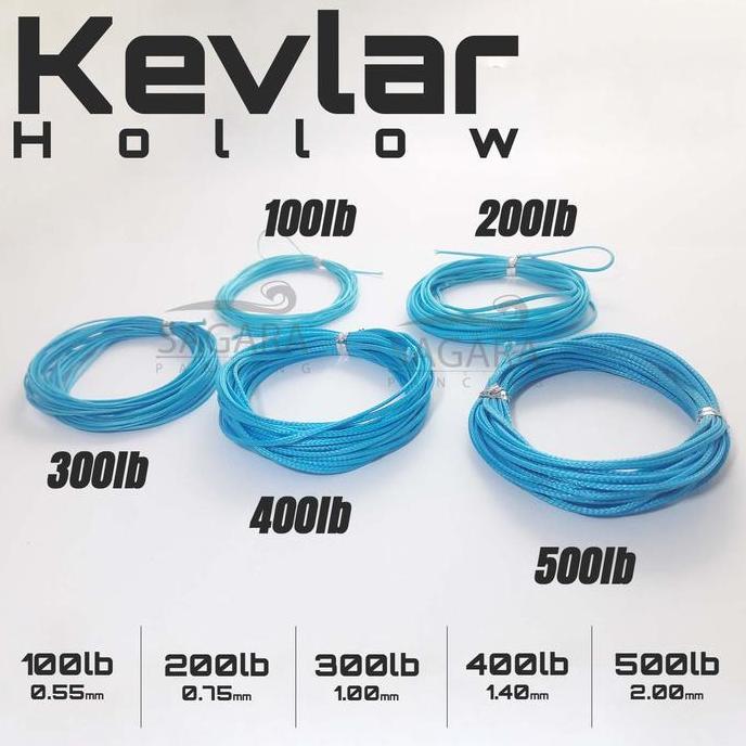 Pesce- Kevlar Hollow Kassuka | Kevlar Bolong | Kevlar Assist Hook Pancing