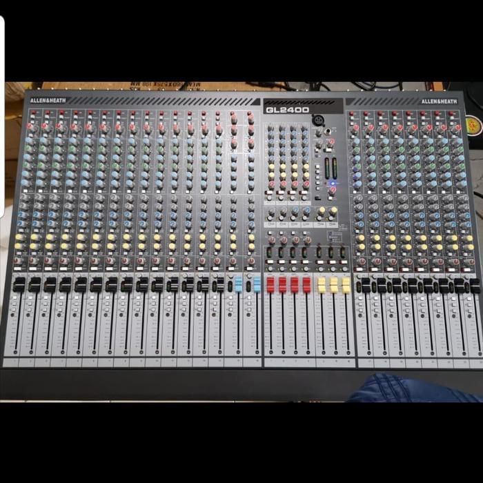 MIXER AUDIO ALLEN&HEATH GL2400 24CH/GL 2400 424 24 CHANNEL ( GRADE A ) ORIGINAL DAN TERPERCAYA