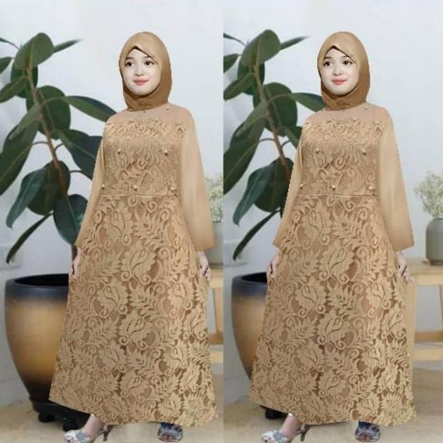 Stile- Model Baru / Gamis Anak Guchikakid / Gamis Muslim Anak Tanggung / Gamis Brukat Anak / Gamis B