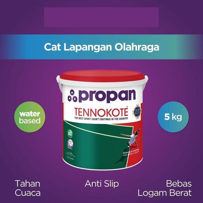 NEW Cat Lapangan Propan Tennokote 5 kg Cat Lantai