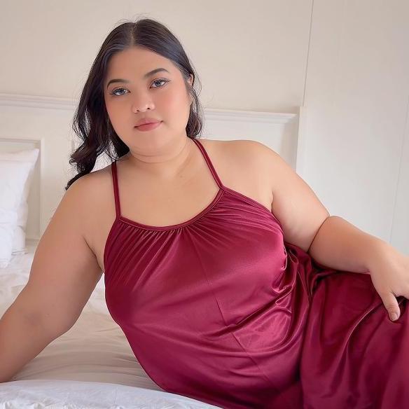 Vestito- Daster Jumbo Nita `Tomato Dress Elegant Look Cantik Fit