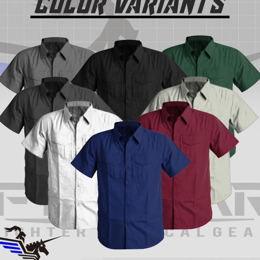 Reject Product Sale Stock Terbatas Fighter Tactical Kemeja Pendek Tactical