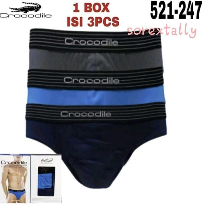 Sale Crocodile Cd Pria Brief Katun 521 - 247 -3Pcs