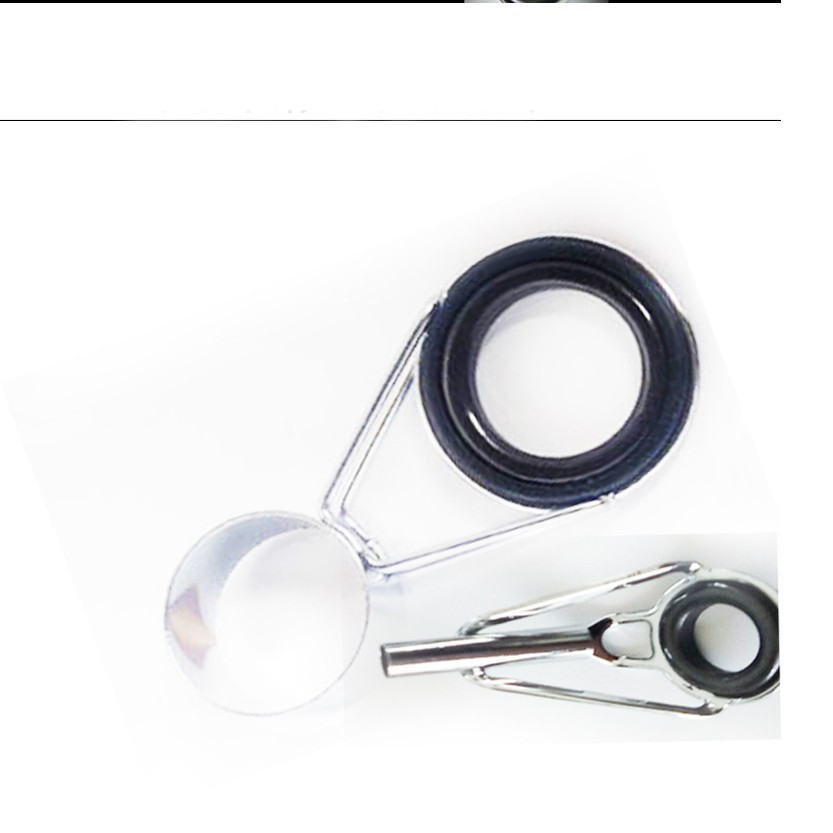 7Pcs Ring Guide Joran Teleskopik Baja Tahan Karat / Cincin Joran Antena / Aksesoris Joran Pancing
