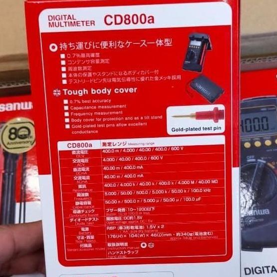 multimeter dital sanwa CD800A / Avometer mutlitester sanwa CD800 A