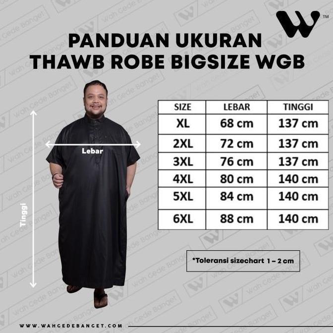 WGB Koko Gamis Kurta Pria BSize Ukuran Jumbo XXL - Prime Series