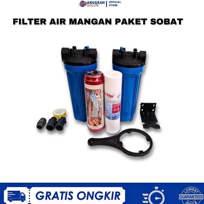 Filter Air Mengandung Zat Mangan Atau Zat Besi Paket Sobat/ Saringan Penjernih/ Water Treatment Harg
