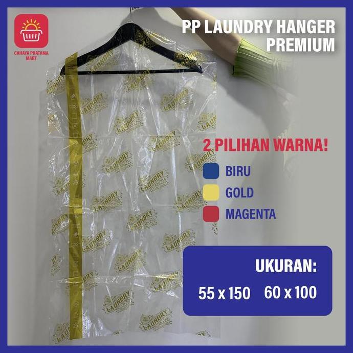 Herz- Plastik Laundry 1 Kg Gantung / Kiloan Pp Sablon / Print Pp Hanger Cutting Bahu Plastik Londri 