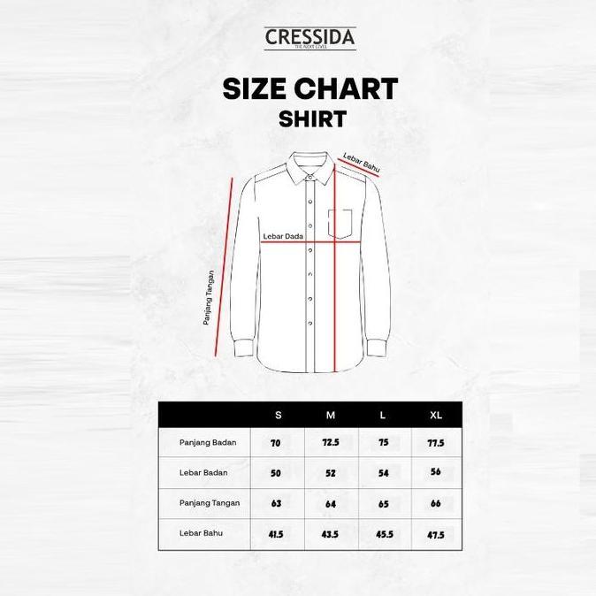 Kemeja Koko Pria Lengan Panjang Cressida The Next Level A003A