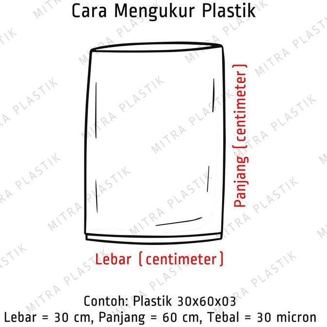 Akukamu- Plastik Pp 35X50 Tebal 06 Kantong Plastik Snack Keripik Tebal Bening