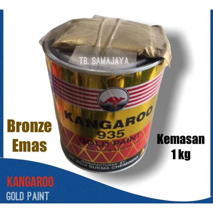 Bronze Emas Kangaroo 1 Kg. Cat Pagar Warna Emas Terbaru 