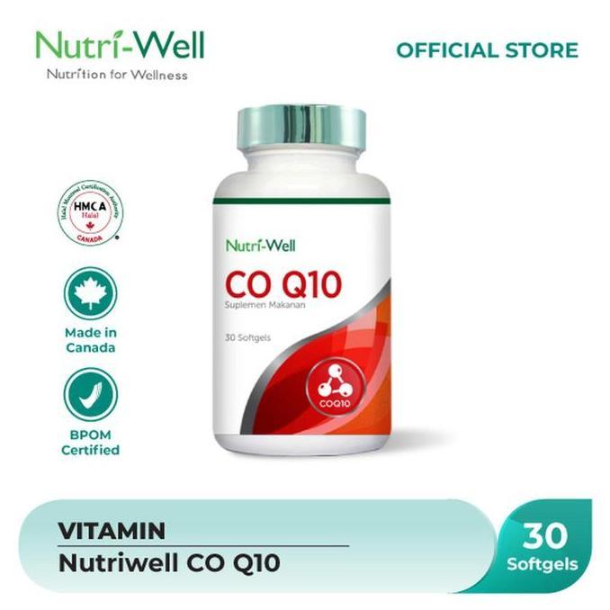 Nutriwell Co Q10 - 30 Softgels Terbaru 