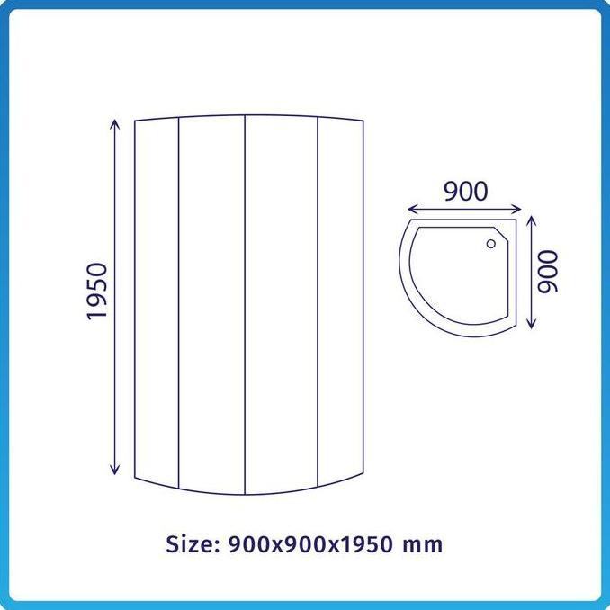 Sale Shower Box Oval / Shower Screen Kaca + Shower Tray