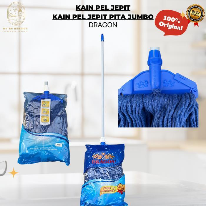 (Terbaru) Sale Kain Pel Lantai Jepit Pita Jumbo Dragon / Alat Pel / Pelan / Kain Pel Bestseller