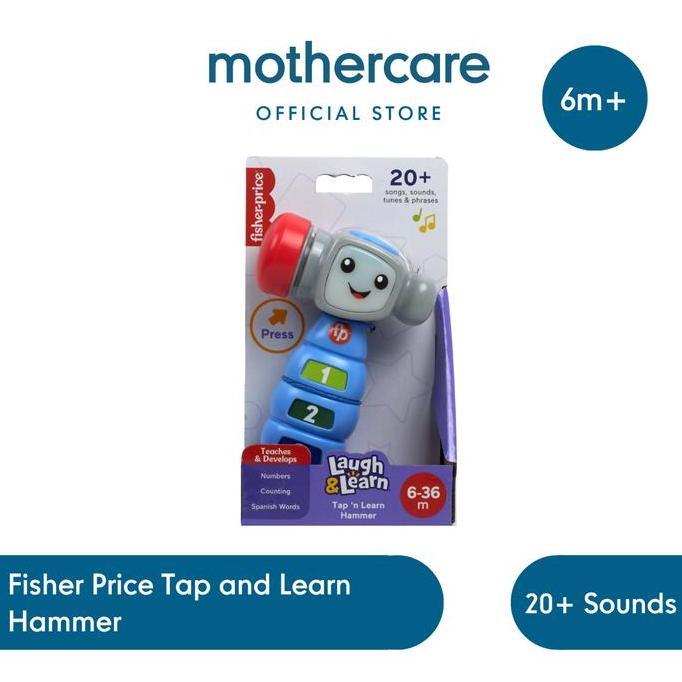 Fisher Price Tap and Learn Hammer - Mainan Edukasi Bunyi Bayi