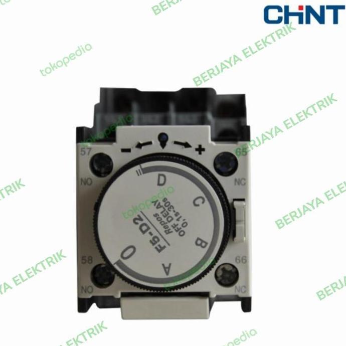 Chint F5-D2 Auxuliary Contact Off Delay / Aux Kontak Bantu Off 0,1-3S Diskon