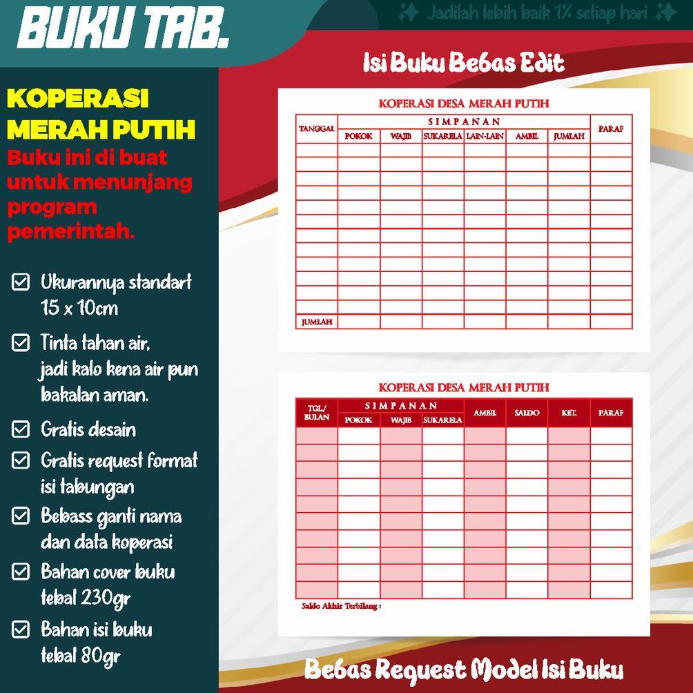 Diskon Buku Tabungan Koperasi Merah Putih