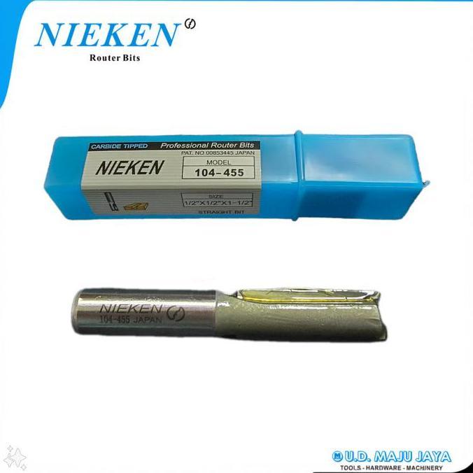 HARGA DISC - NIEKEN 104 455 - Router Straight Bit Mata Profil Lurus 13 mm