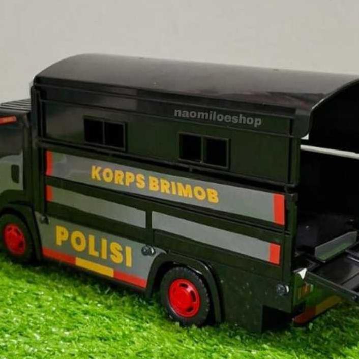 Polisi Truk Oleng Mainan Mobil Polisi Korps Brimob Mainan Truk Oleng Telolet Mobil Joget