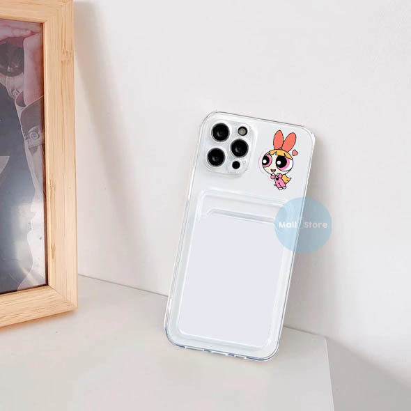 Soft Case Card Holder Slot Foto / Kartu Motif Couple Bestie For All Type Smartphone [C05]