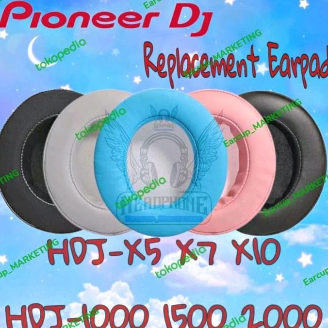 Earpad Earcup Ear Cushion Pioneer HDJ-X5 HDJ-X7 HDJ-X10 HDJ 2000 Foam