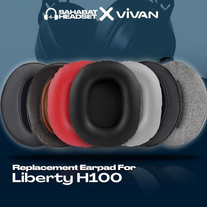 Earpad Ear Cushion Earcup Vivan Liberty H100 H 100 H-100 Bantalan Busa