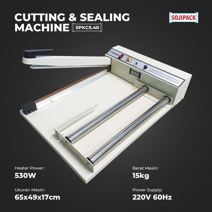 Mesin Sealer Cutting Plastik Wrapp Shrink Mesin Potong Plastik / CUTTING & SEALING MACHINE Sojipack