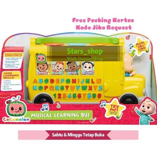 Cocomelon Musical learning Bus Original / Mainan Edukasi Anak