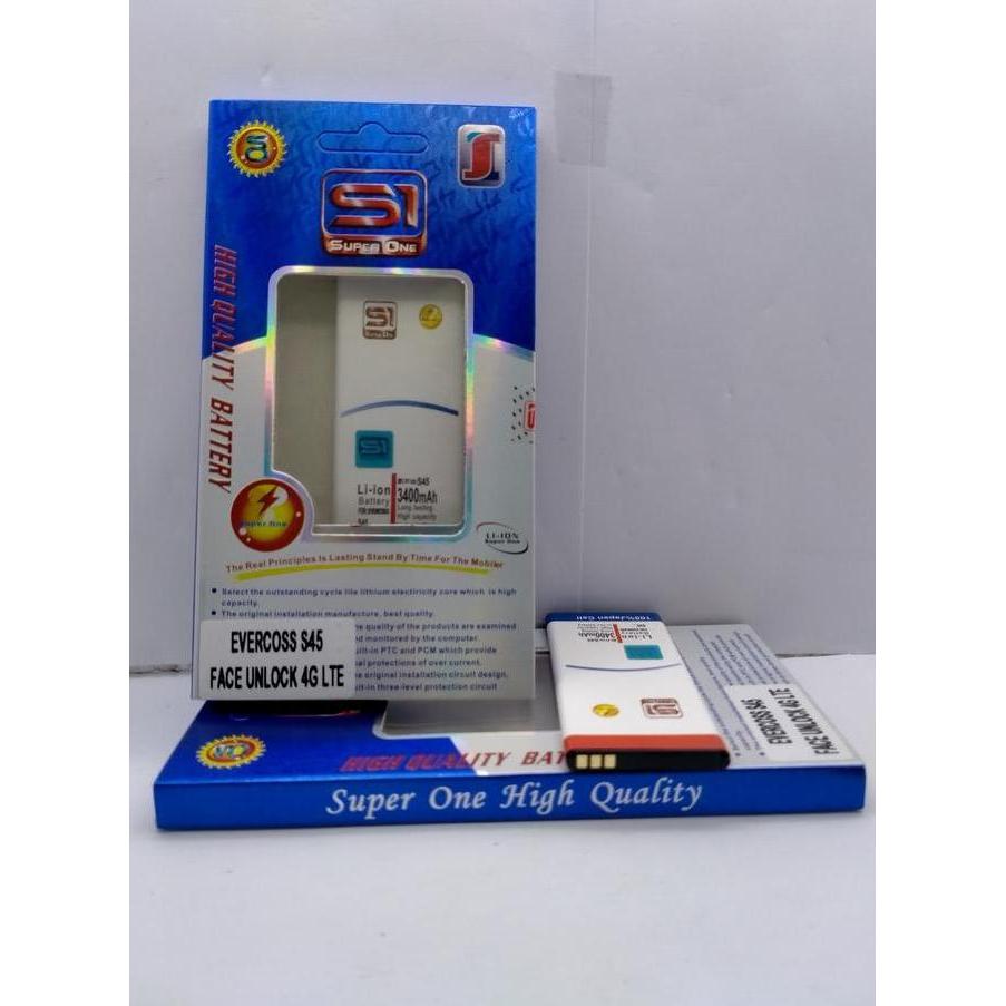 BATERAI FOR EVERCOSS S45 DOUBLE POWER