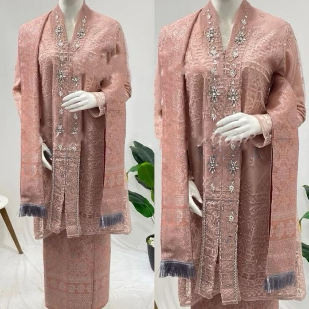Free Ongkir Set Kebaya Songket Selendang V Kartini Kebaya Ibu Besan Kebaya Kebaya Busui Kebaya Moder