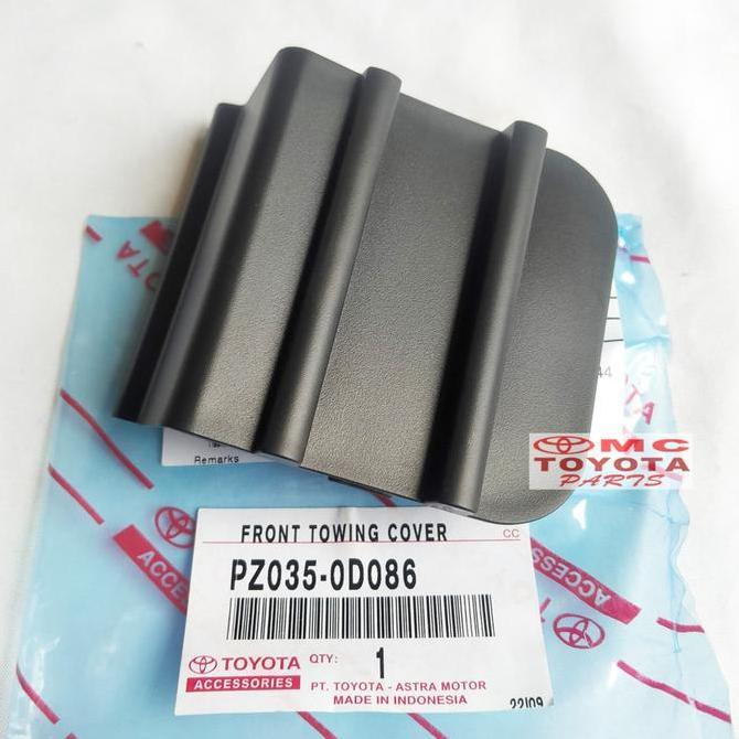 Murah Tutup Cover Derek Towing Bumper Depan Yaris Trd 2014-2016 Pz035-0D086