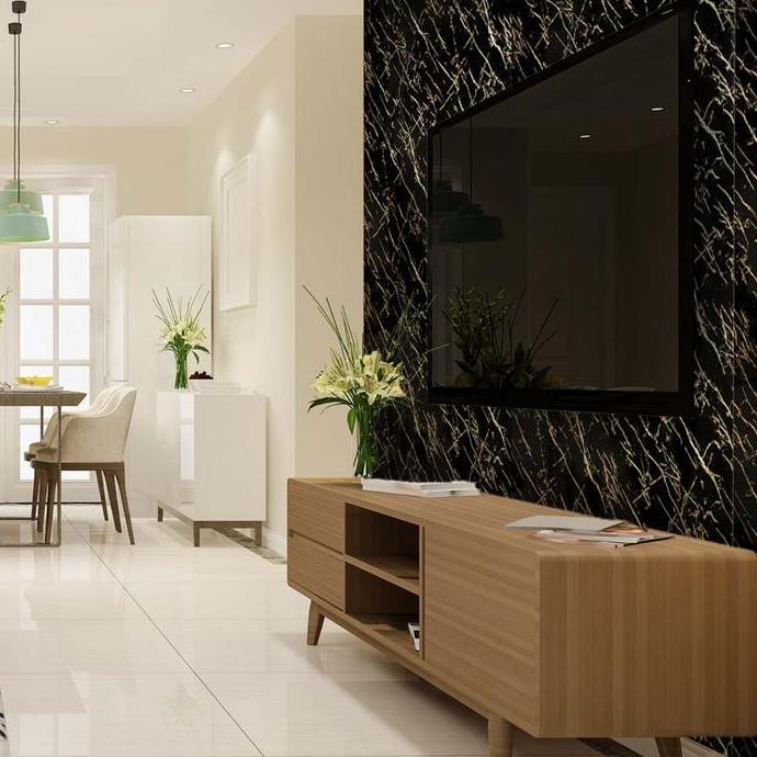 Mevvah Marble Series Wall Panel Motif Dubai - Wall Panel Dinding