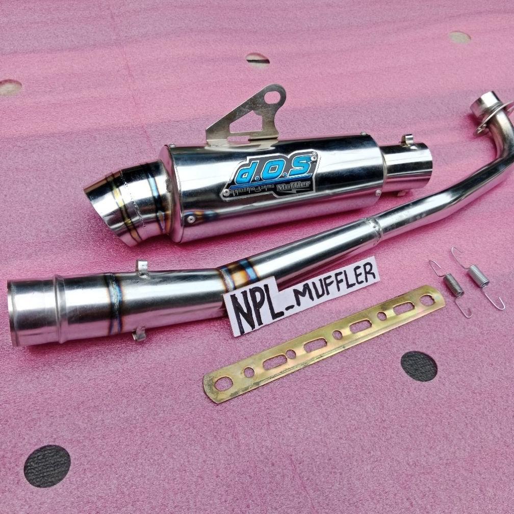 BELVIONCOLLECT KNALPOT DOS RACING ALL BEBEK SERIES SUPRA KARISMA JUPITER VEGA GRAND SMASH ABSOLUTE R