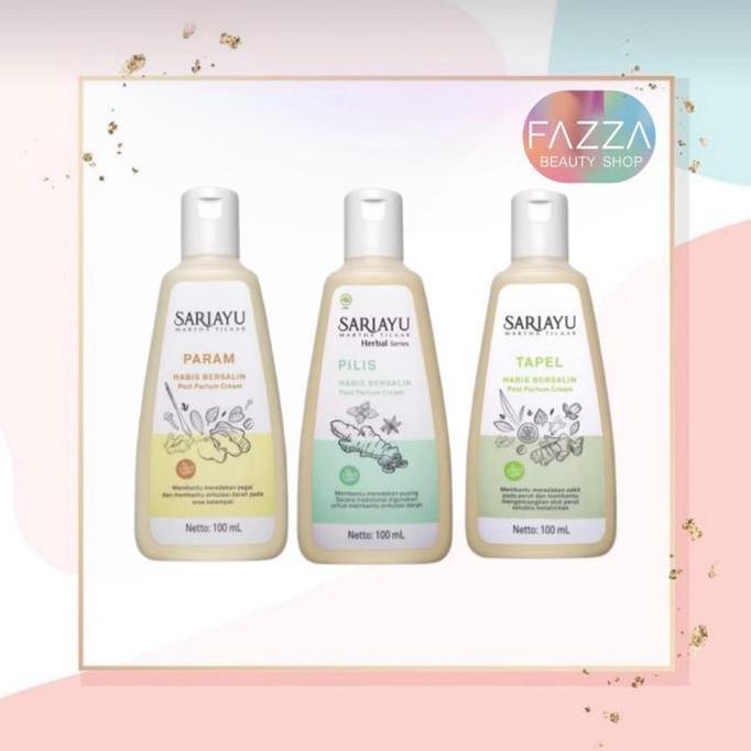 Sariayu Paket Tapel Param Pilis (3 pcs) New Packaging