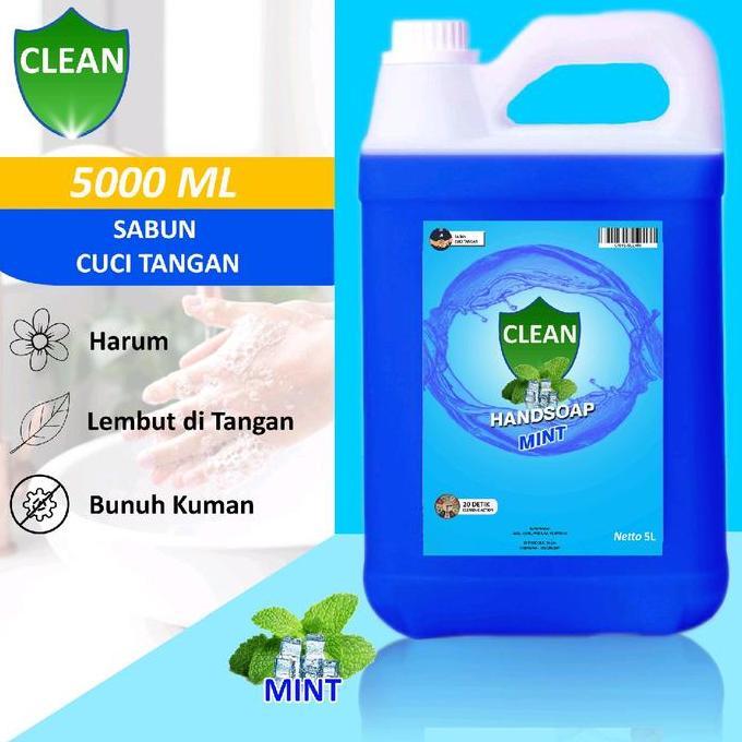 Sabun Cuci Tangan Cair / Handsoap 5 Liter - Mint