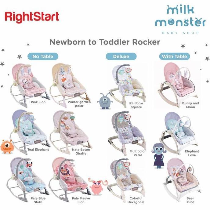 Right Start bouncer 2in1 Portable Rocker / baby bouncer