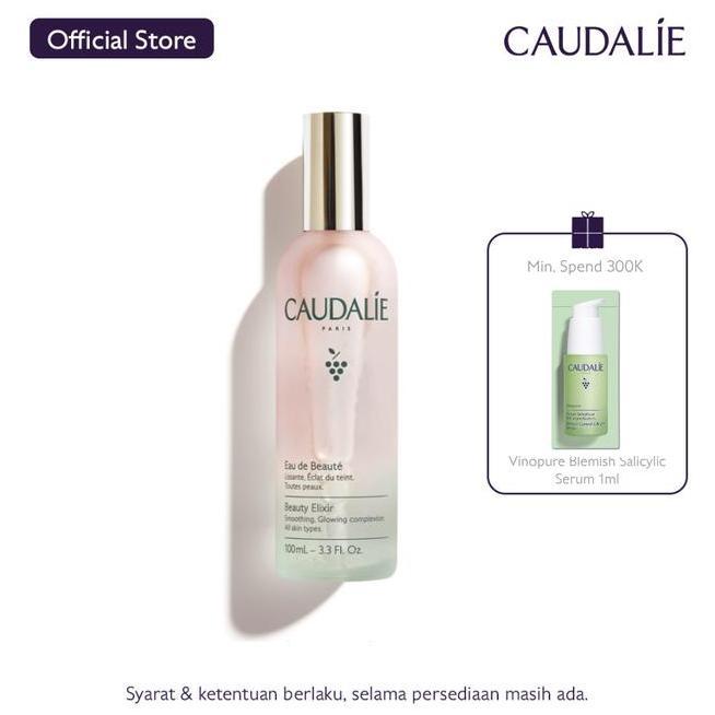 Caudalie Beauty Elixir 100Ml Face Mist Prep Skin Set Makeup Glow