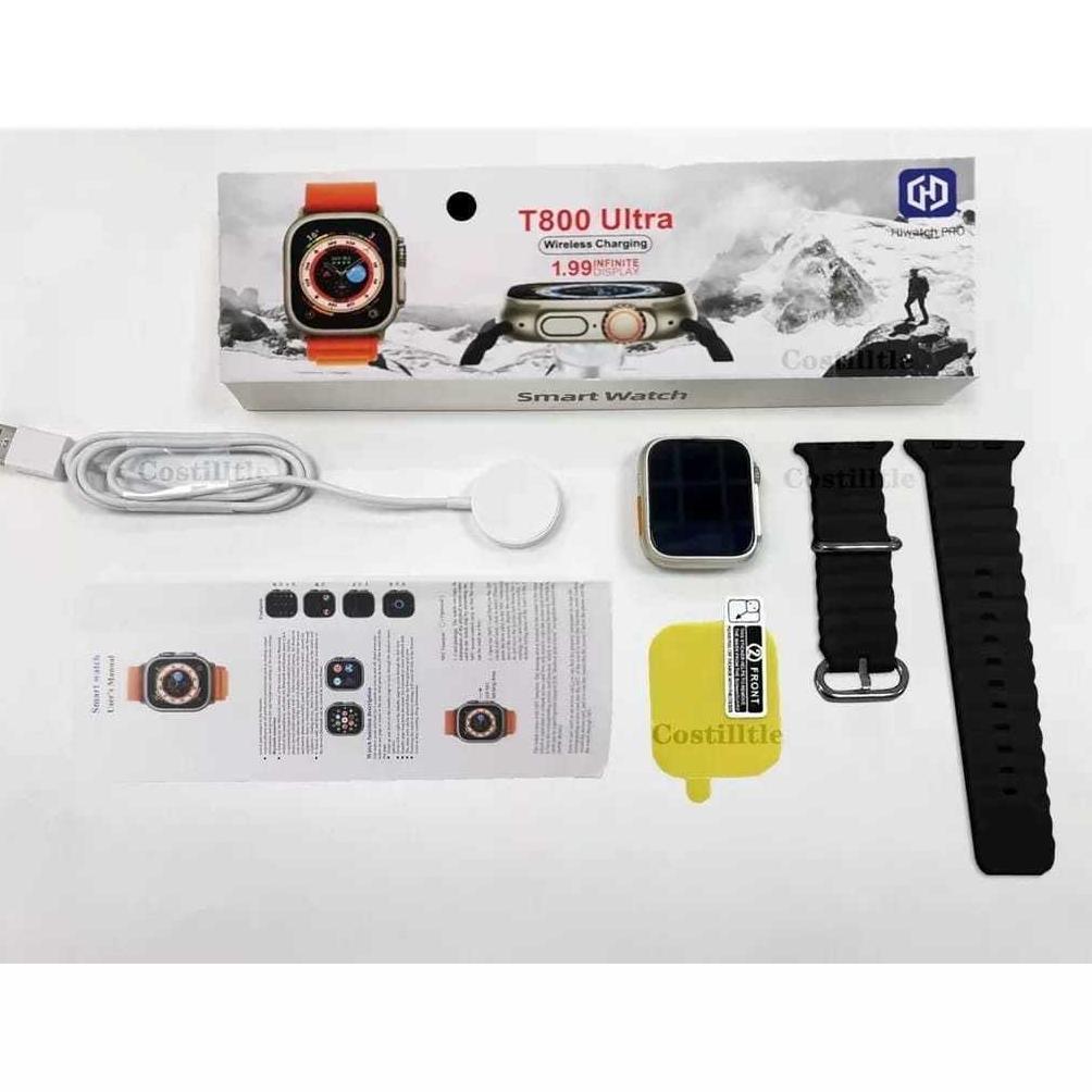 100% AMAN (BISA COD) ORIGINAL SMARTWATCH T800 SERIES 8 T800 ULTRA