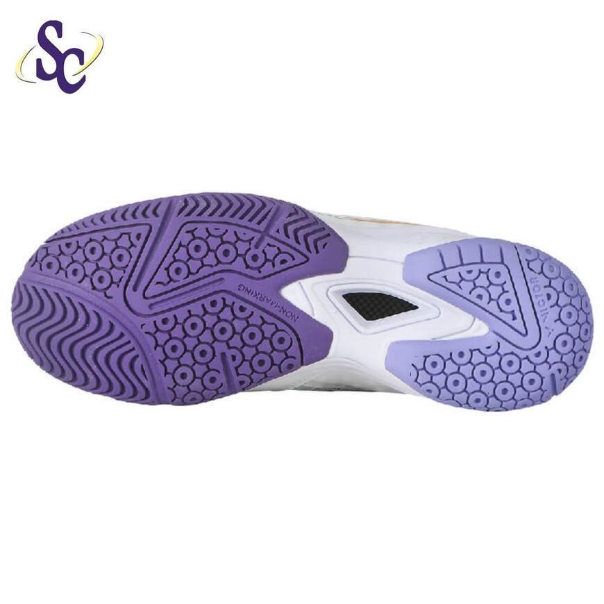 Cuci Gudang New Sepatu Badminton Victor Wide P9200Td Aj / P9200 Td Aj / P 9200 Td Aj White Purple