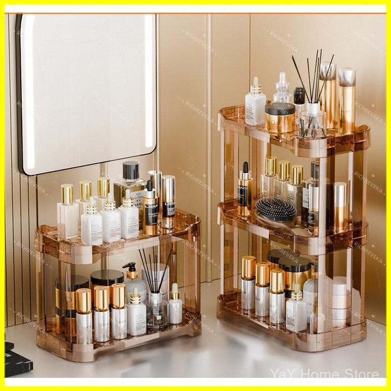 FAST DELIVERY Rak Acrylic Kosmetik Rak Makeup Rak Organizer Kosmetik / Rak Kosmetik Acrylic 3 Tingka