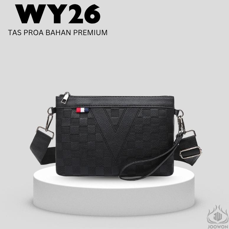 VALUE PACK DOMPET CLUTCH PRIA WANITA TERBARU KULIT SINTESIS WATERPROOF SUPER PREMIUM IMPORT - WY26 2