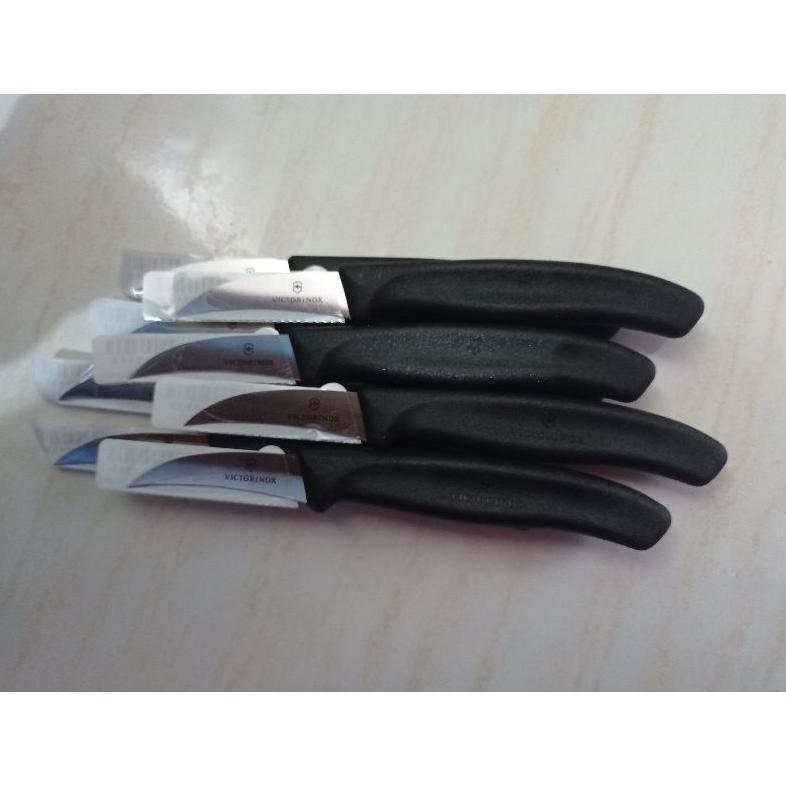 Victorinox Pisau Dapur ( Paring Curve ) 6 Cm Hitam Pisau Ukir Pisau Okulasi