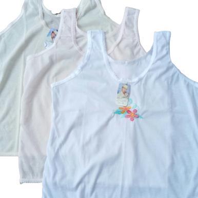 12 Pcs Kaos Dalam Wanitia Dewasa Lusinan / Singlet Wanita Dewasa Kn Putri Yuliana