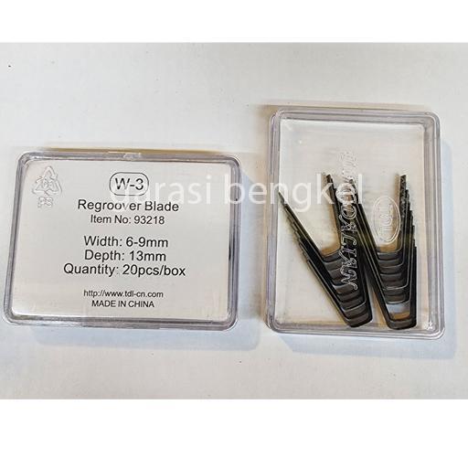 Tdl Regroover Blade W3 Mata Pisau Ukir Ban Isi 20Pcs