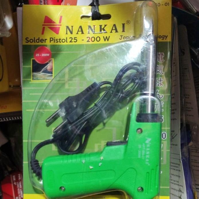 Alat Solder Listrik 200Watt/Solderan Pistol 200 Watt Nankai/Alat Solder 200Watt Nankai