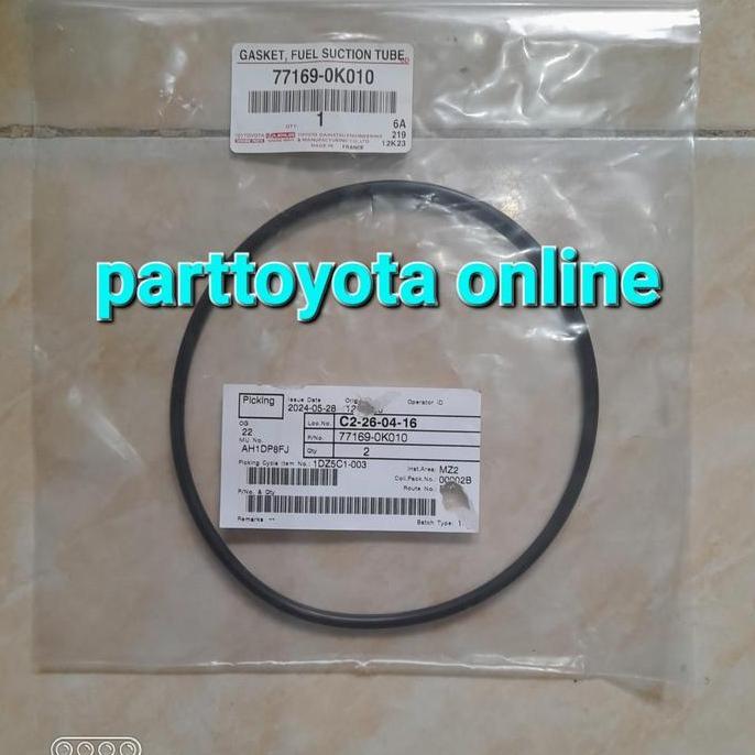 KARET TUTUP TANGKI SEAL TUTUP TANGKI BENSIN SOLAR INOVA FORTUNER HILUX ORI PROMO