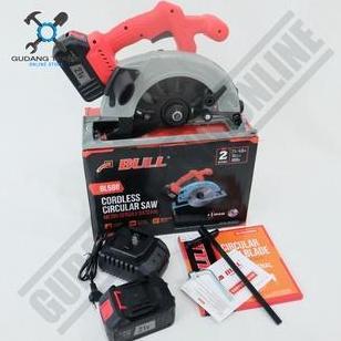 TERAR Mesin Circular Saw Cordless BULL BL588 - Gergaji Kayu 7inch Cordless BULL BL 588